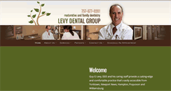 Desktop Screenshot of levydentalgroup.com