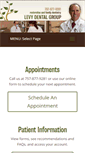 Mobile Screenshot of levydentalgroup.com